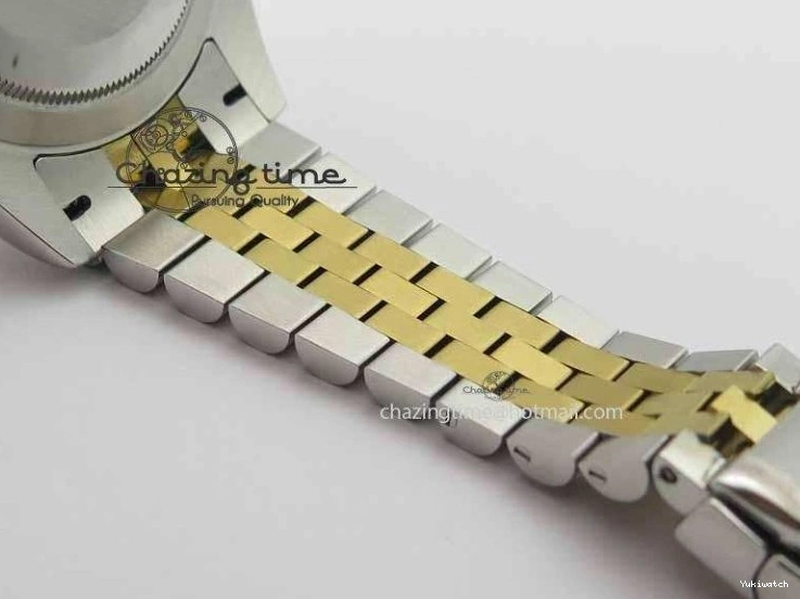Roman YG Maker Black On Bracelet Edition A2813 BP Best 41mm DateJust SS Jubilee Dial II 0521